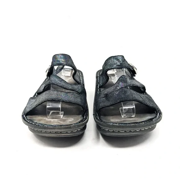 Alegria Womens 8/8.5 Colette Sandals Royals Holographic Iridescent Comfort 38 - Picture 5 of 11